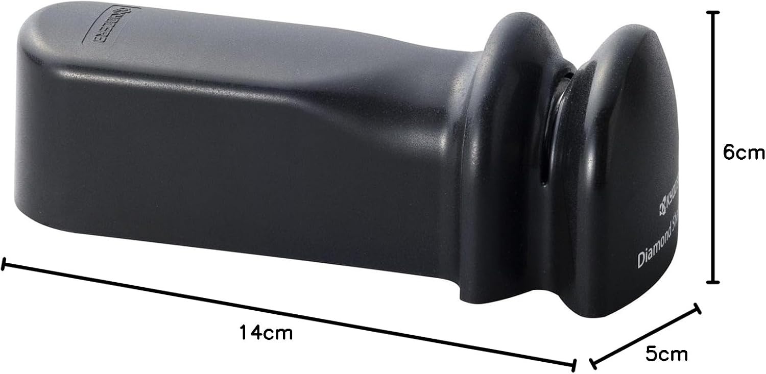 image:imageKyocera Advanced Ceramics Diamond Wheel Knife Sharpener for Ceramic and Steel Knives KYOCERA Manual Knife Sharpener Durable Diamond 1000 Grit Wheel for Precise Ceramic amp Steel Blade Maintenance1