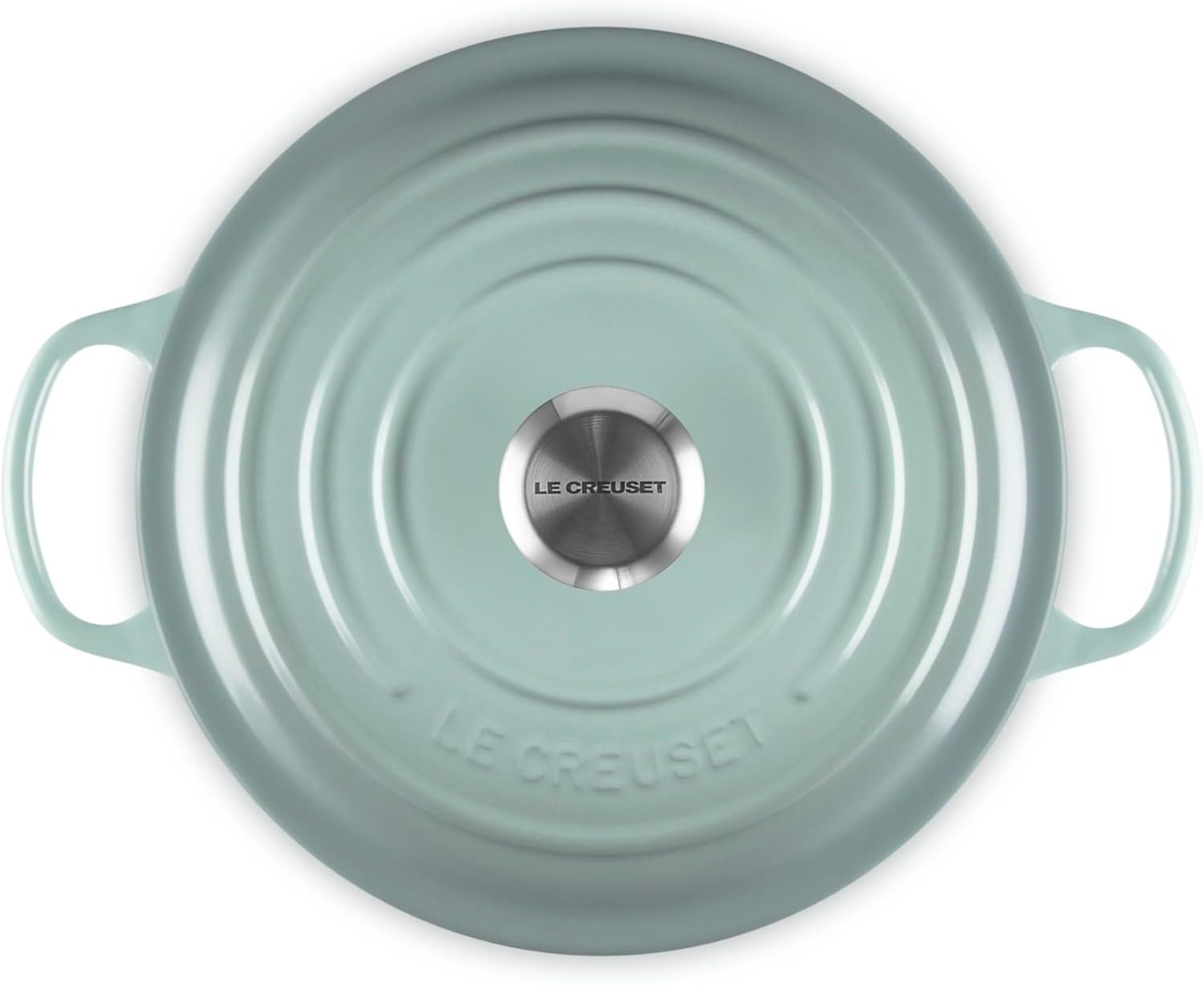 image:imageLe Creuset Enameled Cast Iron Signature Deep Round Oven 65 qt ArtichautSea Salt