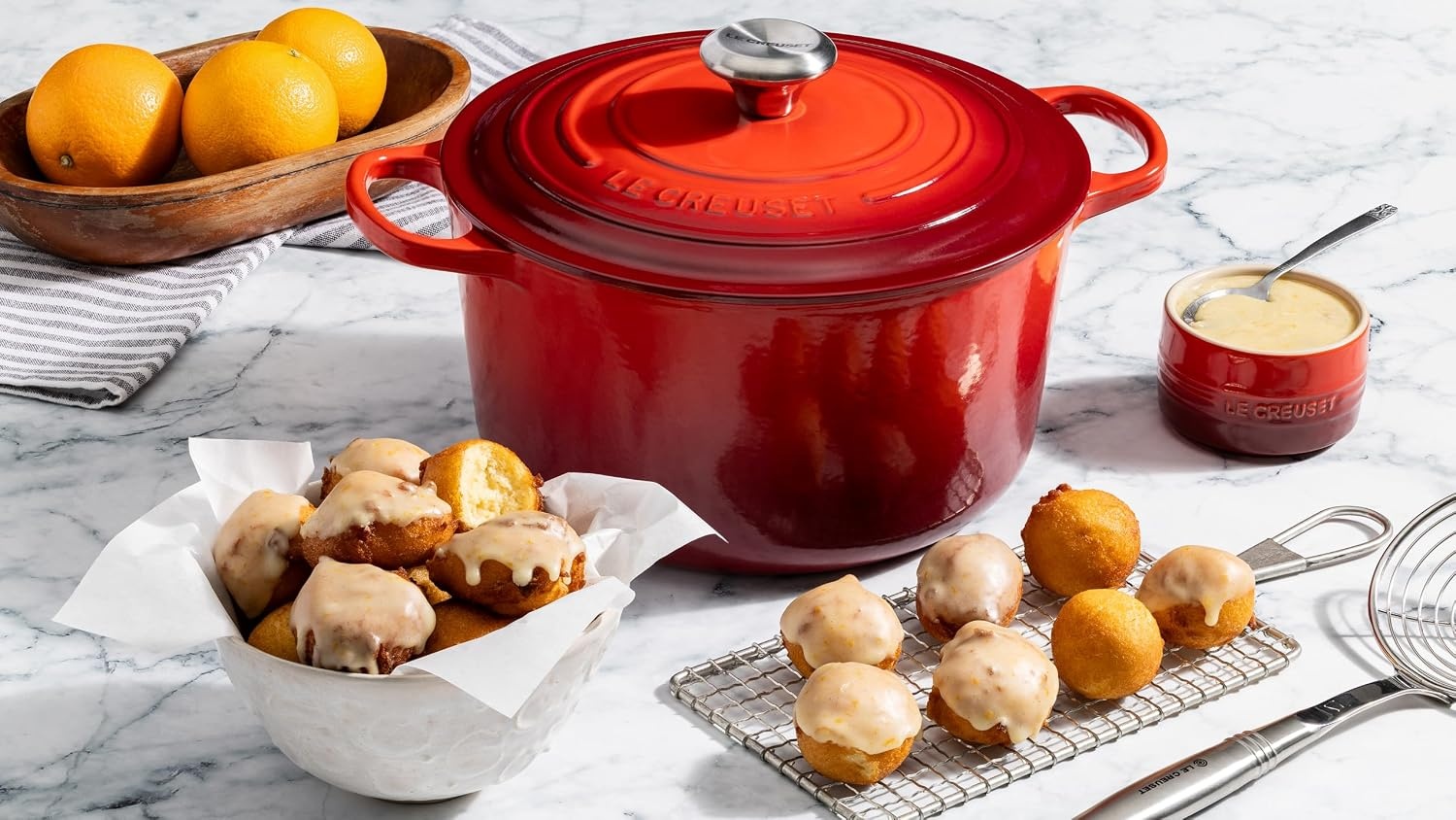 image:imageLe Creuset Enameled Cast Iron Signature Deep Round Oven 65 qt ArtichautSea Salt