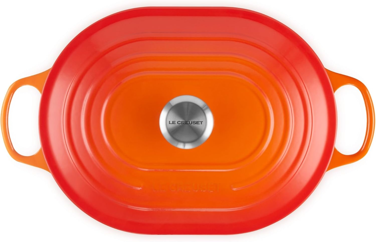 image:imageLe Creuset Enameled Cast Iron Signature Oval Casserole with Lid 375 qt Sea SaltFlame