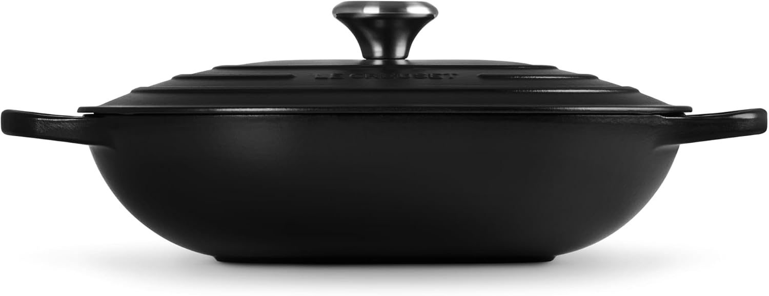 image:imageLe Creuset Enameled Cast Iron Signature Oval Casserole with Lid 375 qt Sea SaltLicorice