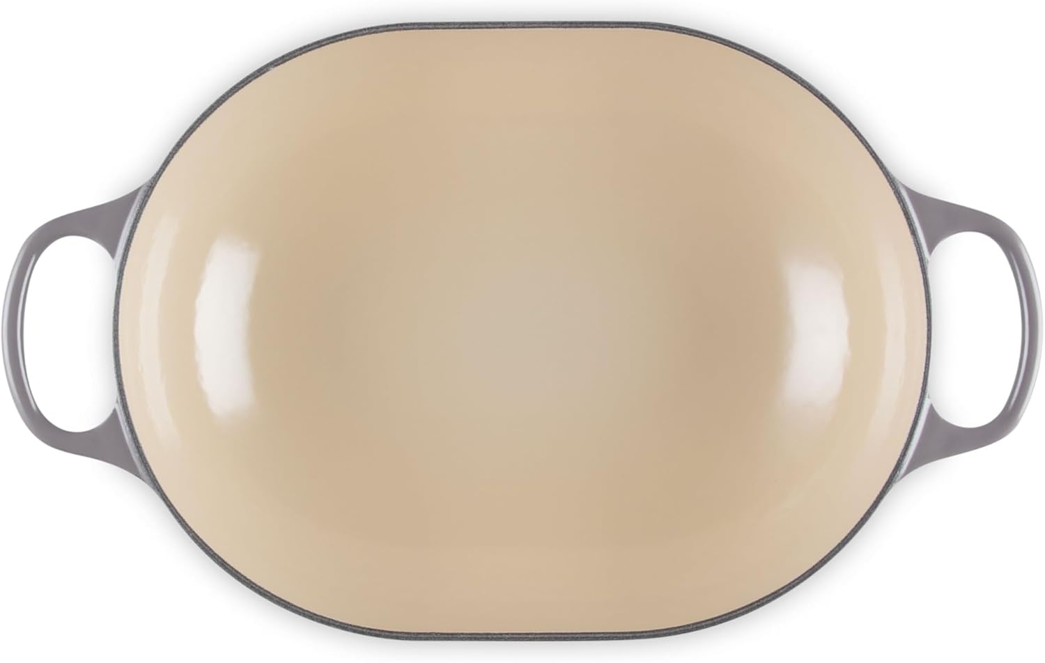 image:imageLe Creuset Enameled Cast Iron Signature Oval Casserole with Lid 375 qt Sea SaltOyster