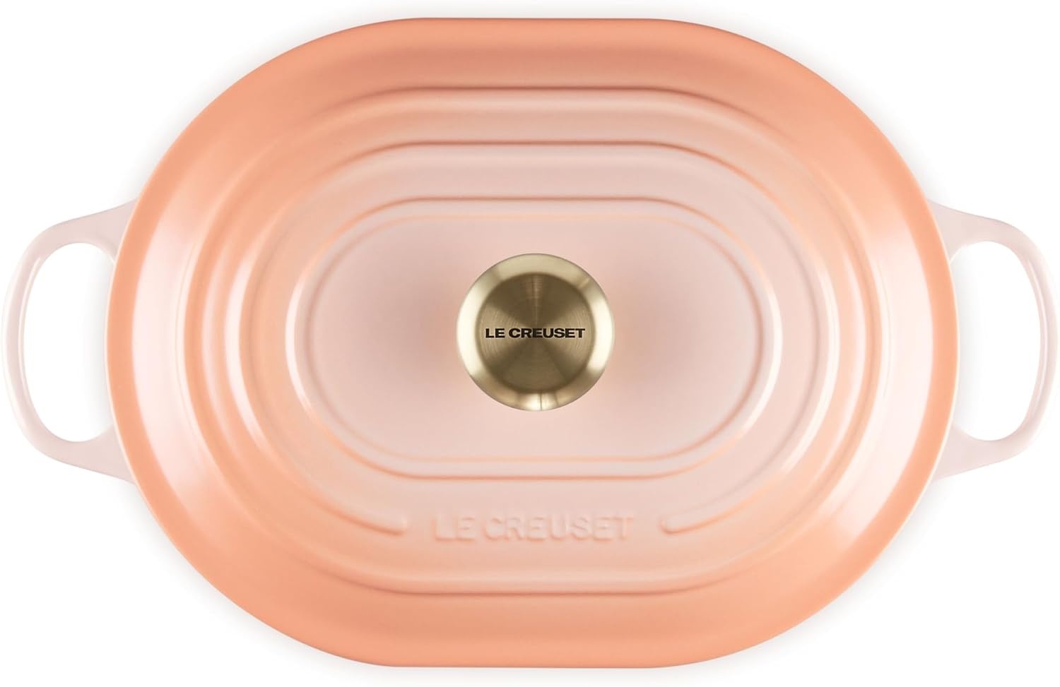 image:imageLe Creuset Enameled Cast Iron Signature Oval Casserole with Lid 375 qt Sea SaltPeche