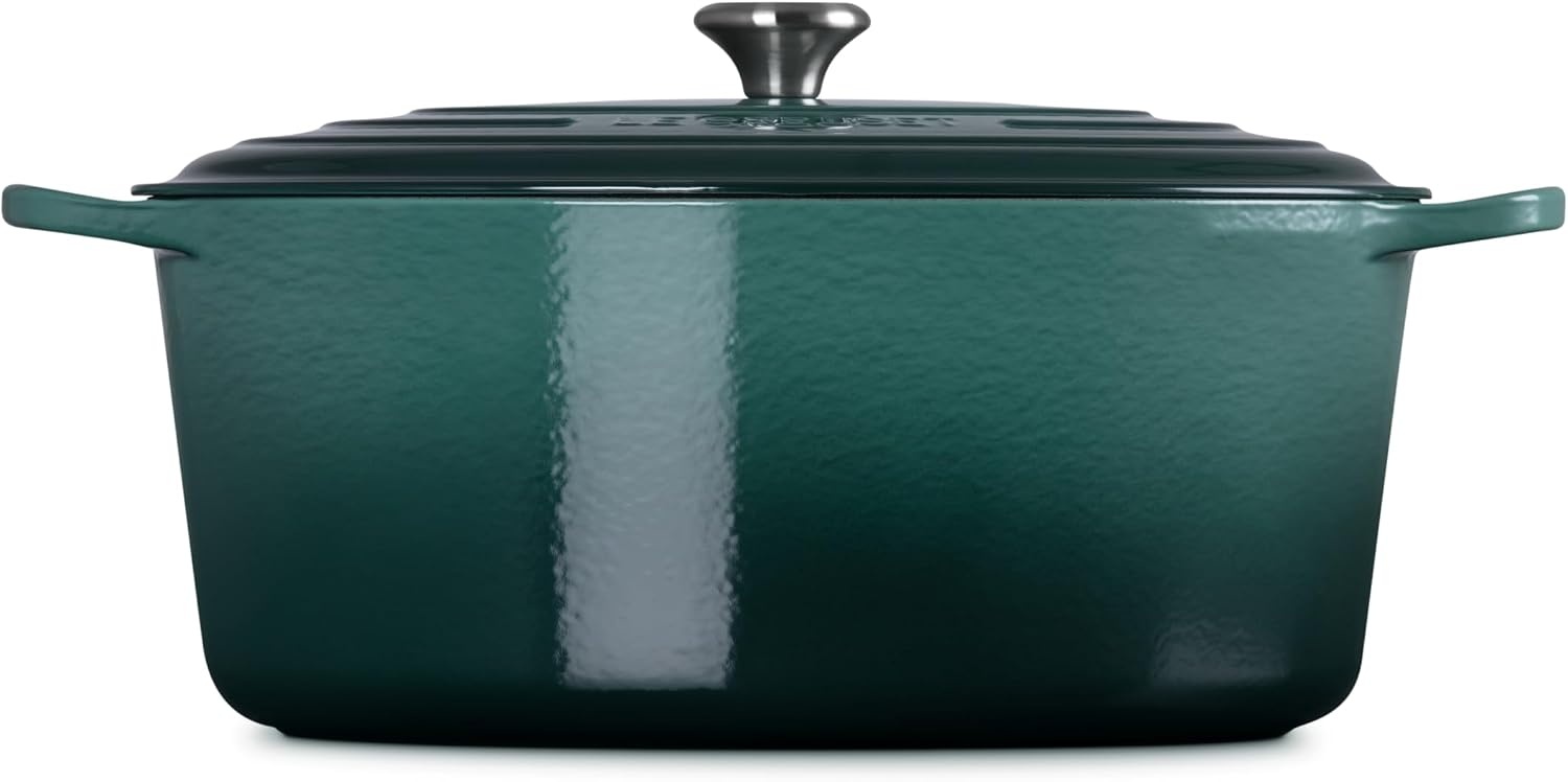 image:imageLe Creuset Enameled Cast Iron Signature Oval Dutch Oven 8 qt CeriseArtichaut
