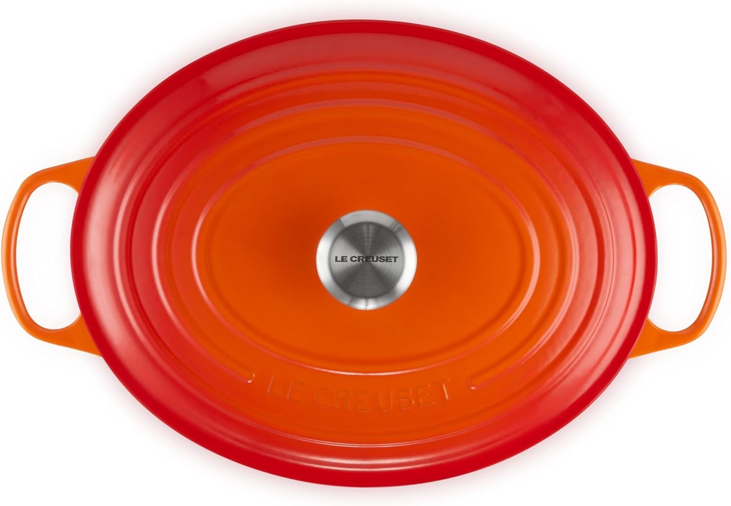 image:imageLe Creuset Enameled Cast Iron Signature Oval Dutch Oven 8 qt CeriseFlame