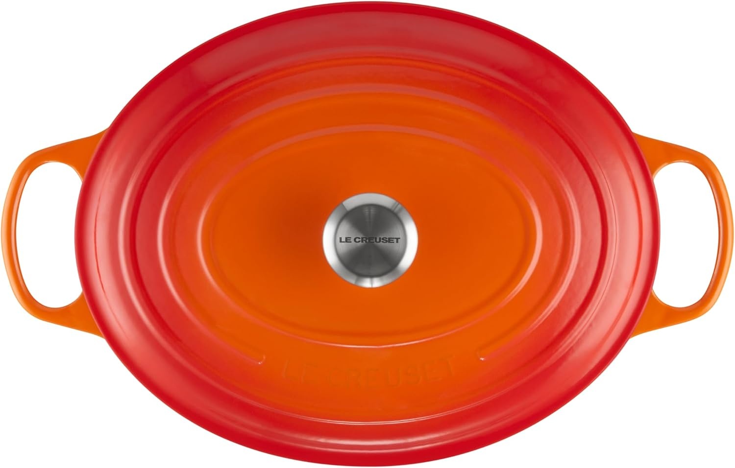 image:imageLe Creuset Enameled Cast Iron Signature Oval Dutch Oven 8 qt CeriseFlame