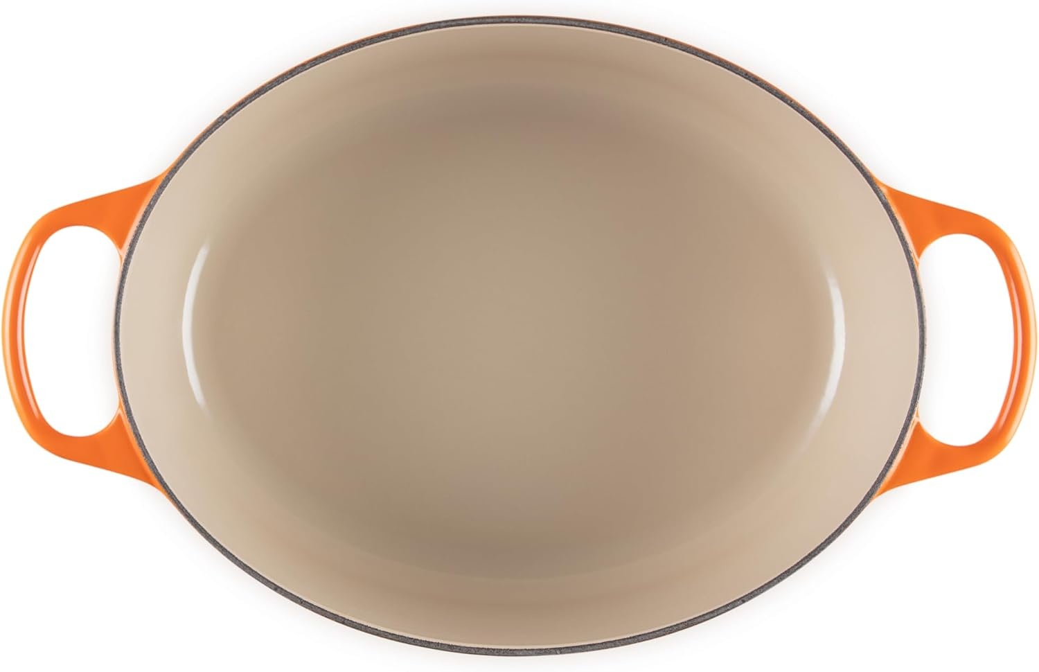 image:imageLe Creuset Enameled Cast Iron Signature Oval Dutch Oven 8 qt CeriseFlame