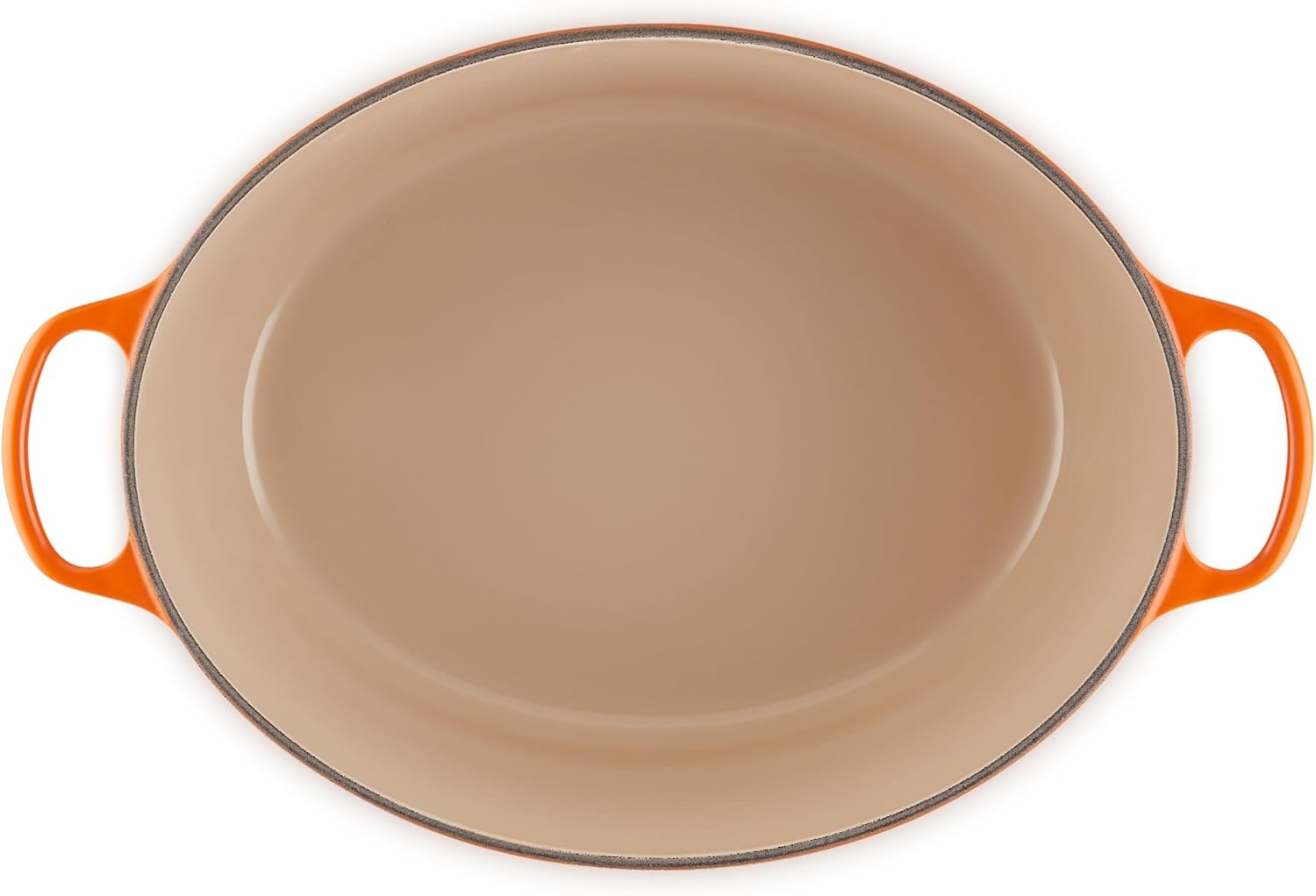 image:imageLe Creuset Enameled Cast Iron Signature Oval Dutch Oven 8 qt CeriseFlame