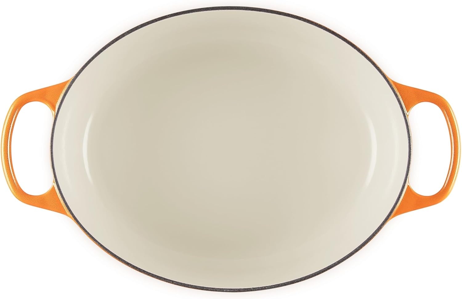 image:imageLe Creuset Enameled Cast Iron Signature Oval Dutch Oven 8 qt CeriseFlamme Doree