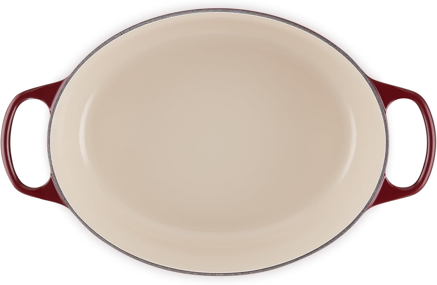 image:imageLe Creuset Enameled Cast Iron Signature Oval Dutch Oven 8 qt CeriseGarnet