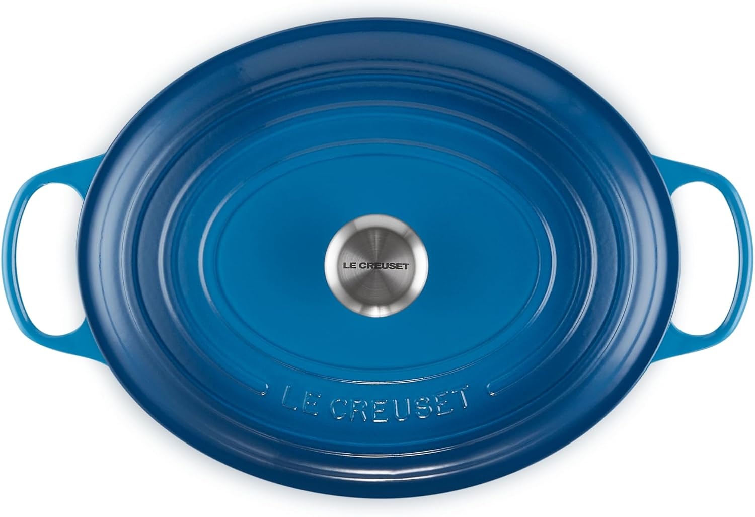 image:imageLe Creuset Enameled Cast Iron Signature Oval Dutch Oven 8 qt CeriseMarseille