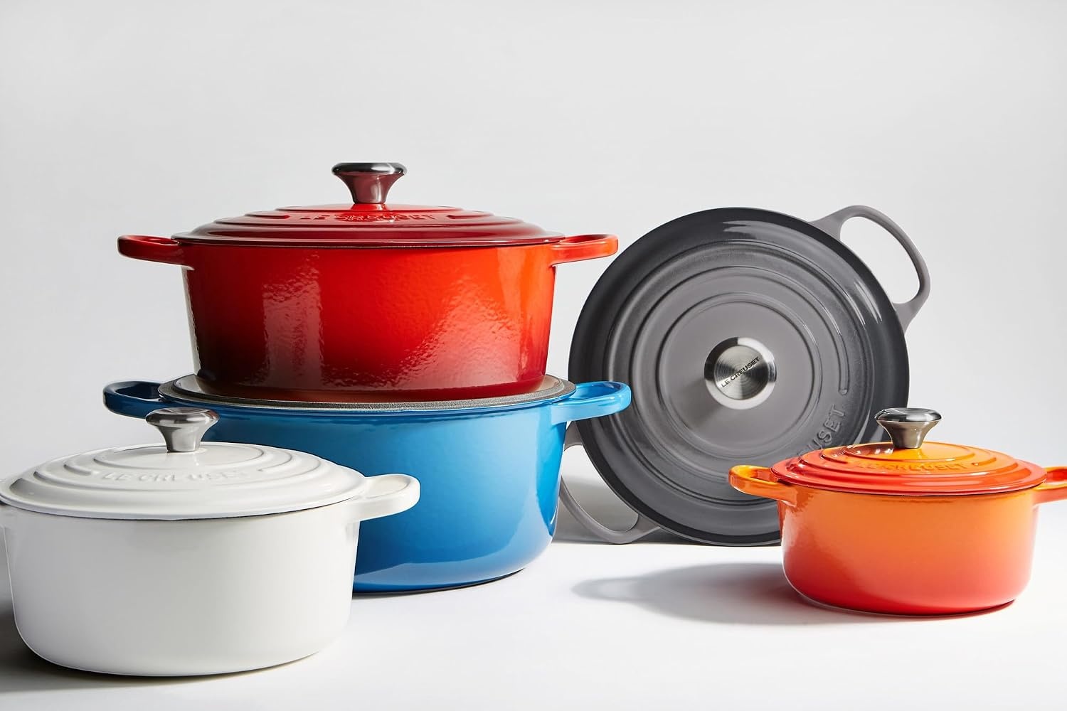 image:imageLe Creuset Enameled Cast Iron Signature Oval Dutch Oven 8 qt CeriseMarseille