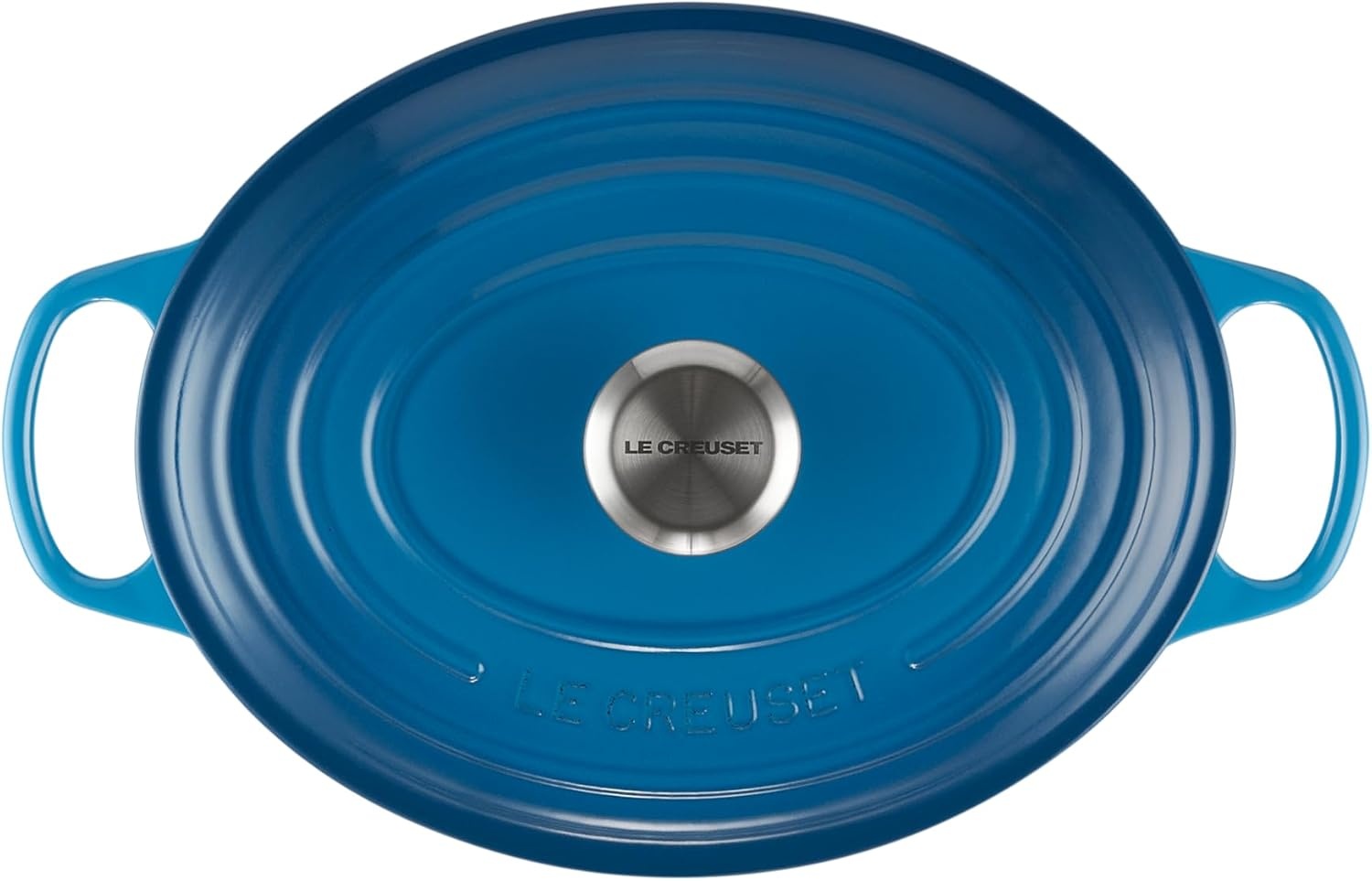 image:imageLe Creuset Enameled Cast Iron Signature Oval Dutch Oven 8 qt CeriseMarseille