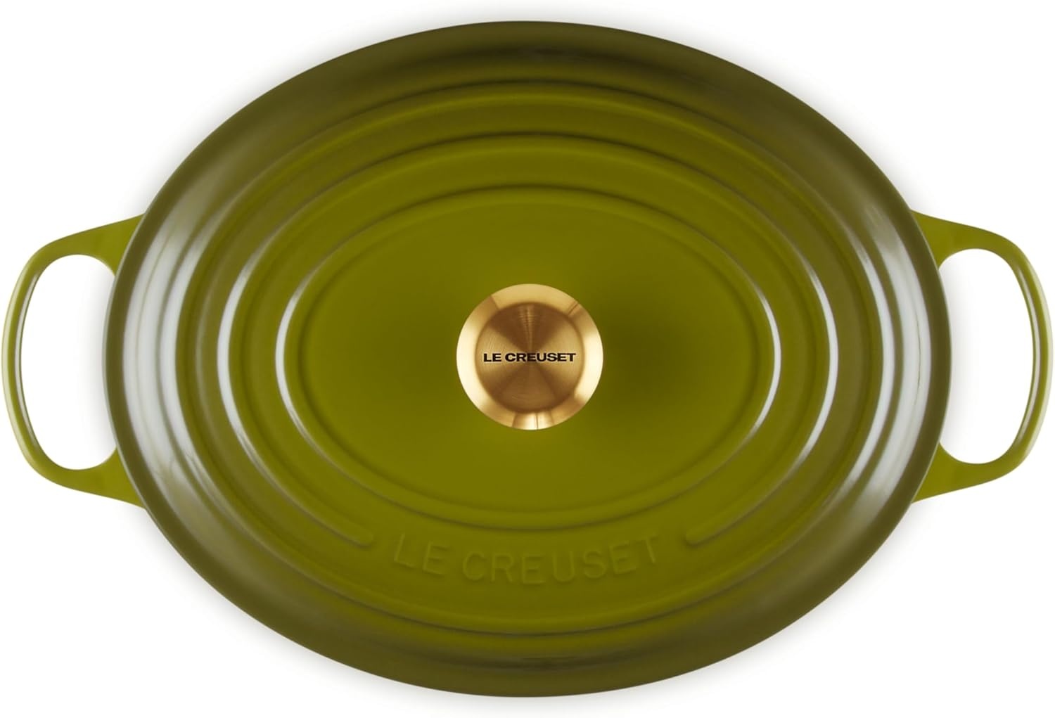 image:imageLe Creuset Enameled Cast Iron Signature Oval Dutch Oven 8 qt CeriseOlive