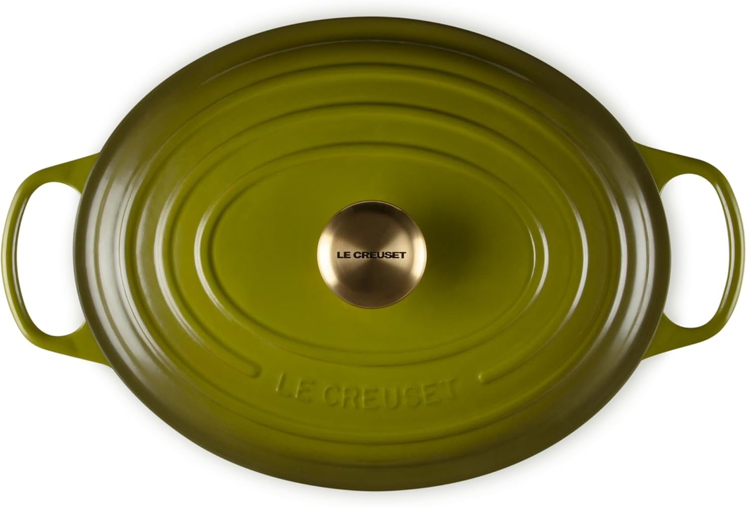 image:imageLe Creuset Enameled Cast Iron Signature Oval Dutch Oven 8 qt CeriseOlive