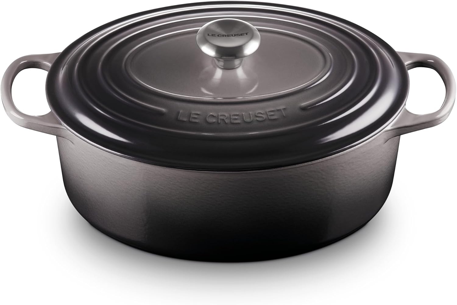 image:imageLe Creuset Enameled Cast Iron Signature Oval Dutch Oven 8 qt CeriseOyster