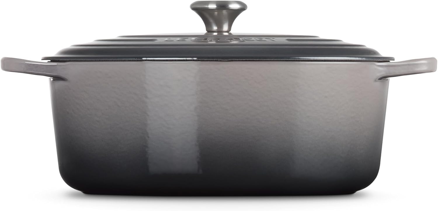 image:imageLe Creuset Enameled Cast Iron Signature Oval Dutch Oven 8 qt CeriseOyster