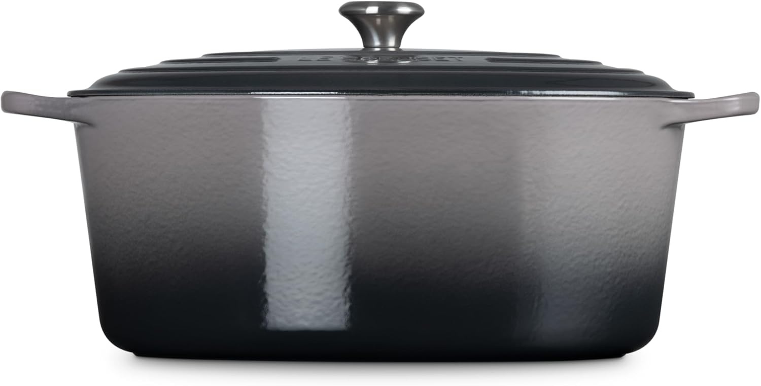 image:imageLe Creuset Enameled Cast Iron Signature Oval Dutch Oven 8 qt CeriseOyster