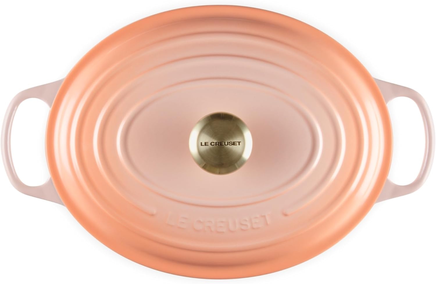 image:imageLe Creuset Enameled Cast Iron Signature Oval Dutch Oven 8 qt CerisePeche