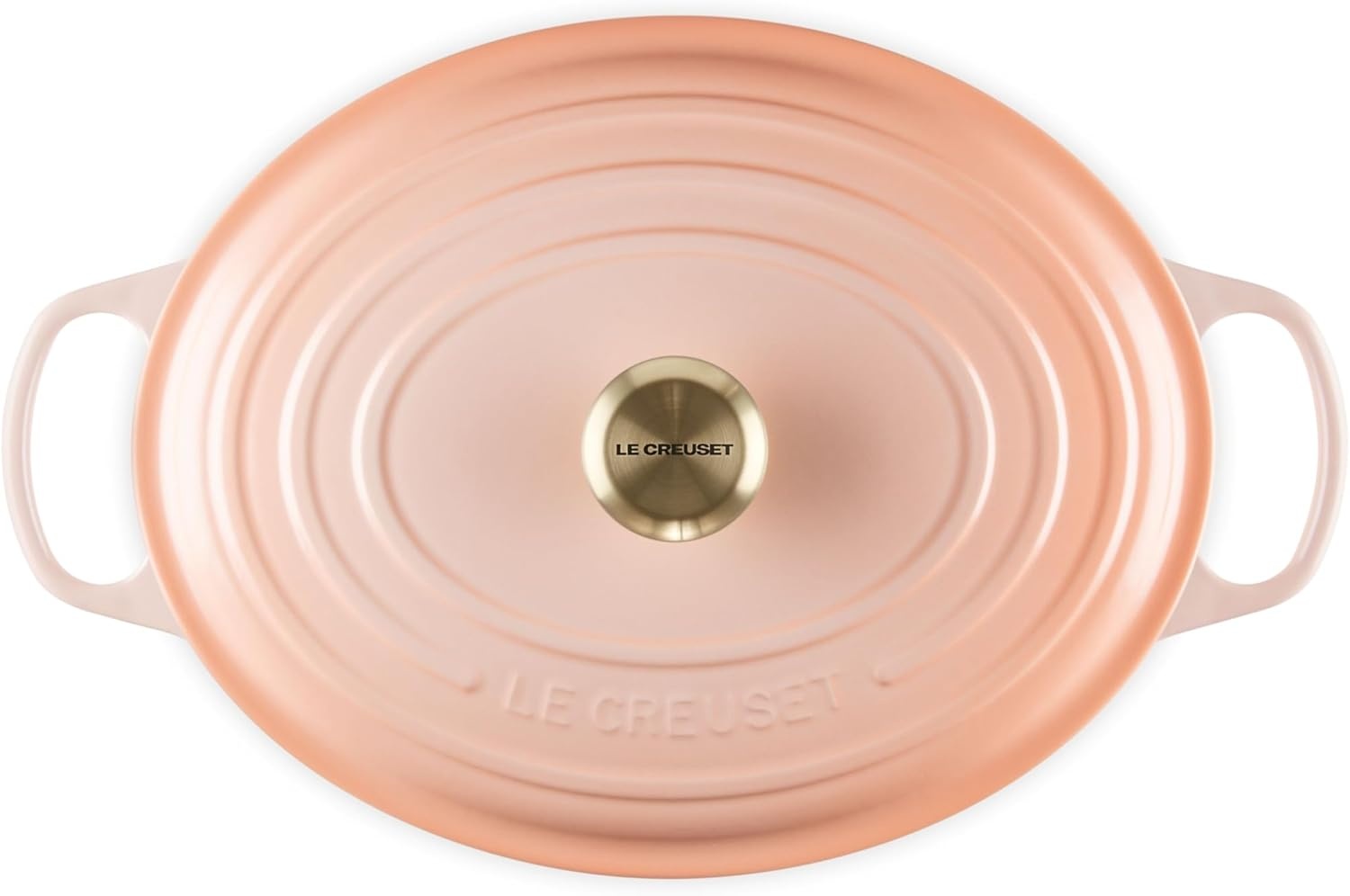 image:imageLe Creuset Enameled Cast Iron Signature Oval Dutch Oven 8 qt CerisePeche