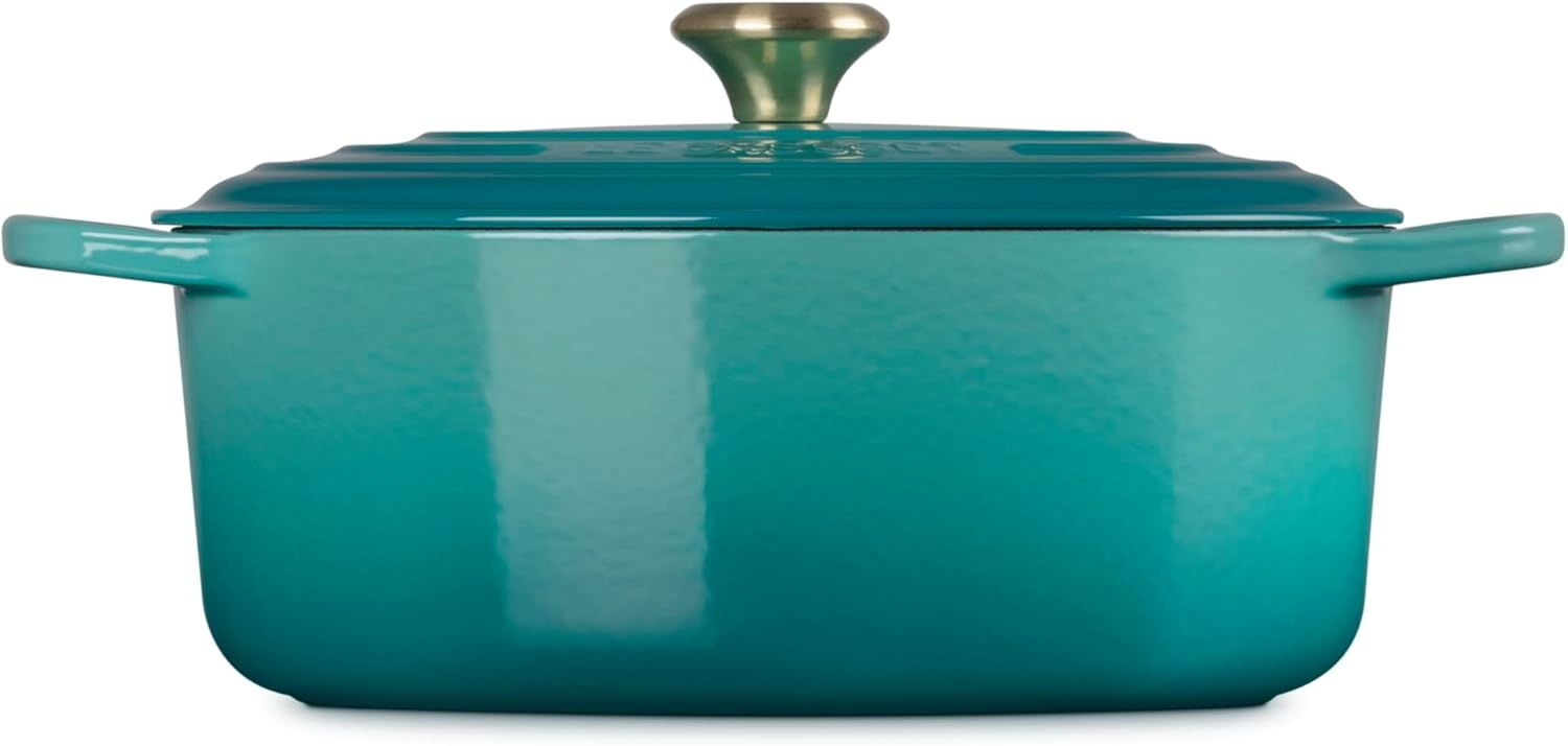 image:imageLe Creuset Enameled Cast Iron Signature Oval Dutch Oven 8 qt CeriseRiviera