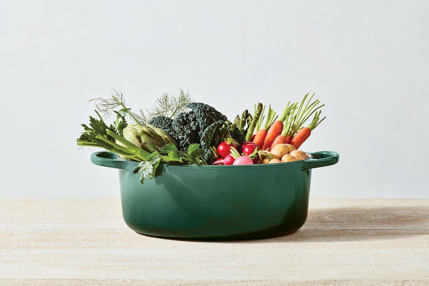 image:imageLe Creuset Enameled Cast Iron Signature Oval Dutch Oven 8 qt CeriseShallot
