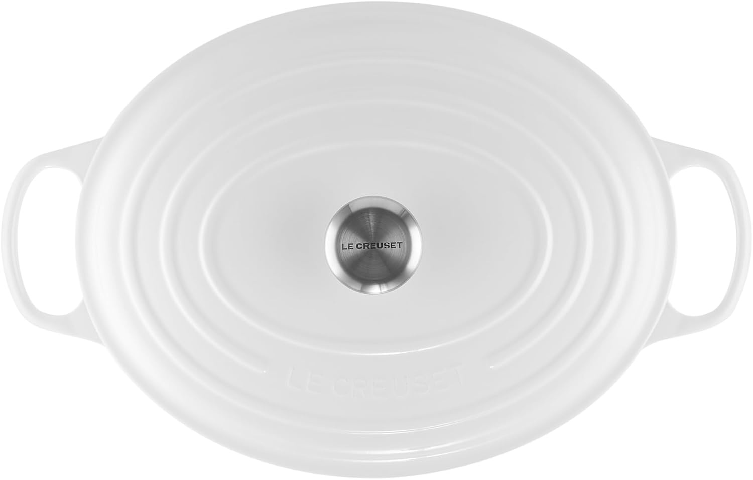 image:imageLe Creuset Enameled Cast Iron Signature Oval Dutch Oven 8 qt CeriseWhite