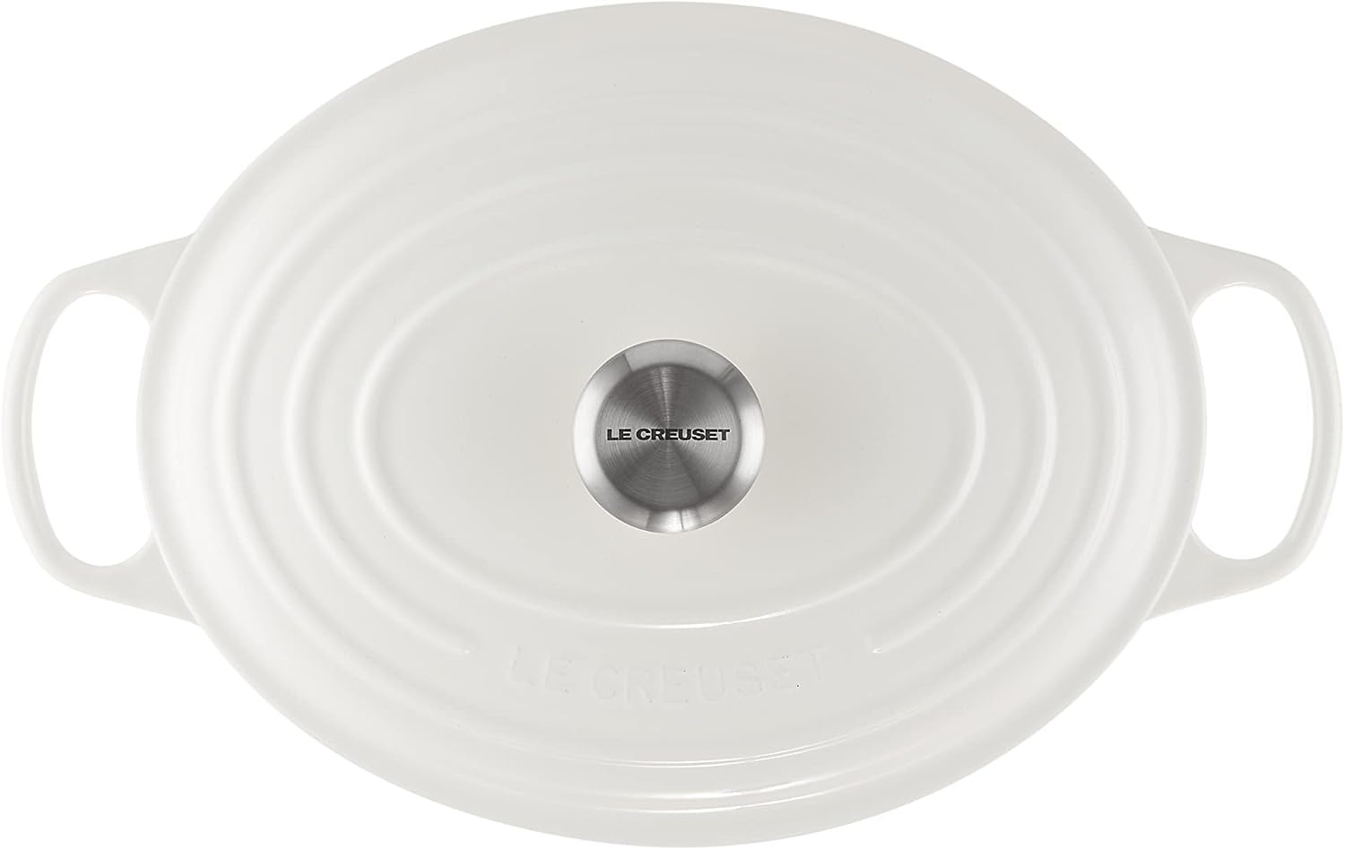 image:imageLe Creuset Enameled Cast Iron Signature Oval Dutch Oven 8 qt CeriseWhite