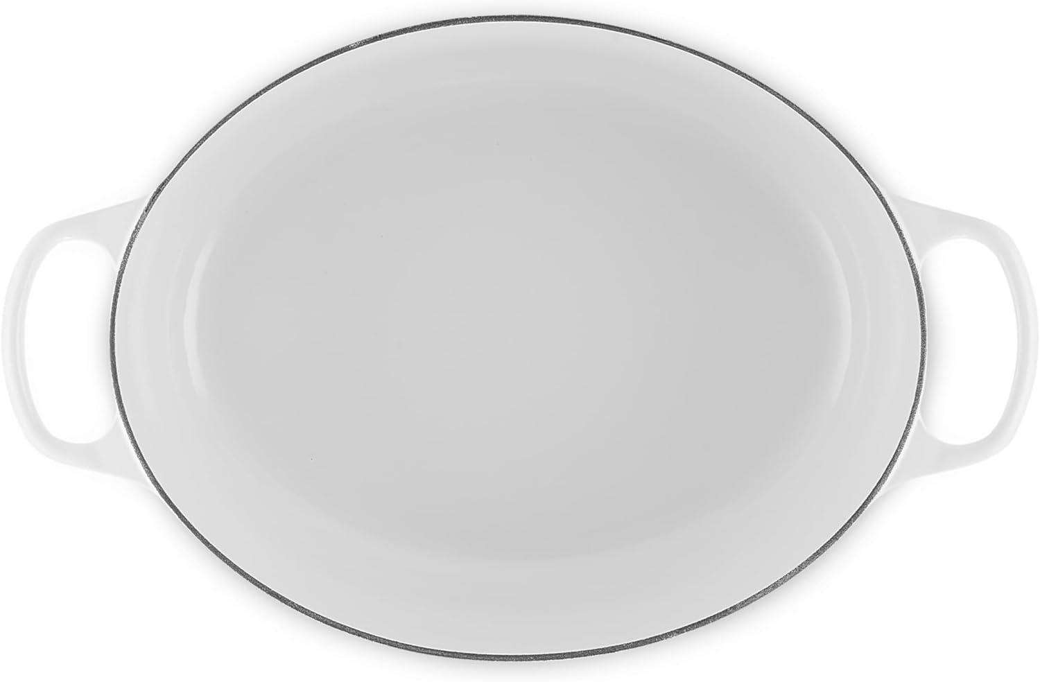 image:imageLe Creuset Enameled Cast Iron Signature Oval Dutch Oven 8 qt CeriseWhite