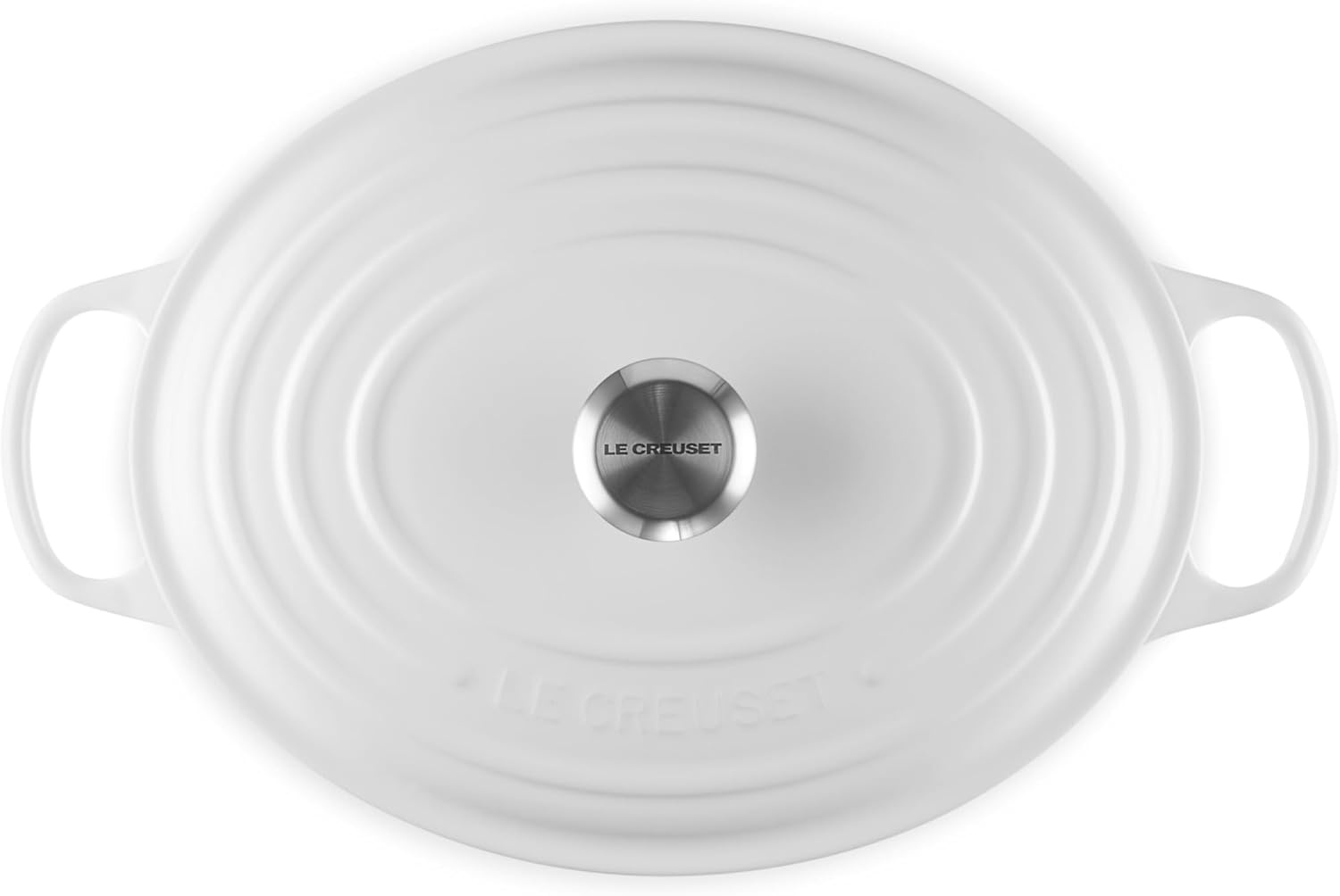 image:imageLe Creuset Enameled Cast Iron Signature Oval Dutch Oven 8 qt CeriseWhite