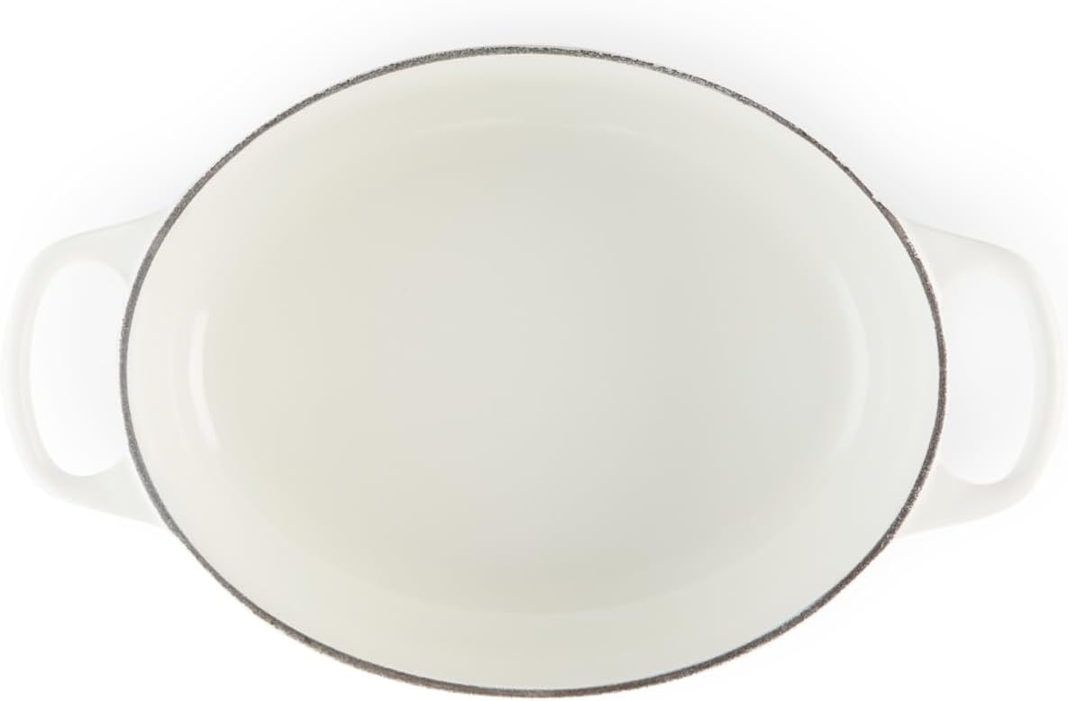 image:imageLe Creuset Enameled Cast Iron Signature Oval Dutch Oven 8 qt CeriseWhite