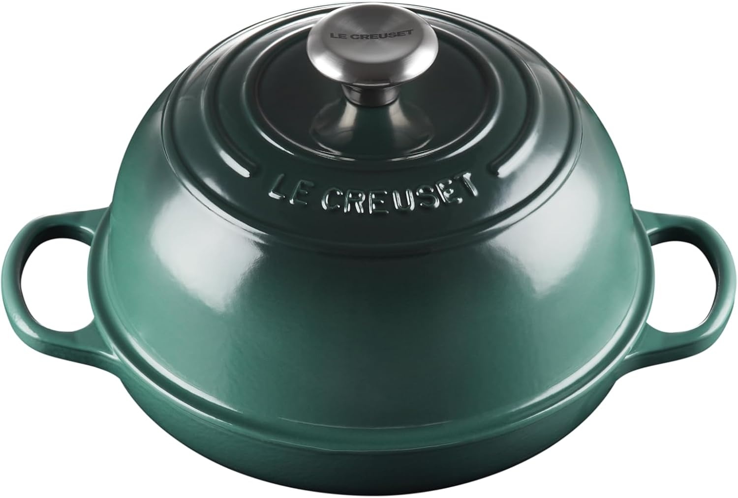 image:imageLe Creuset Enameled Cast Iron Signature Round Bread Oven 95 inch WhiteArtichaut