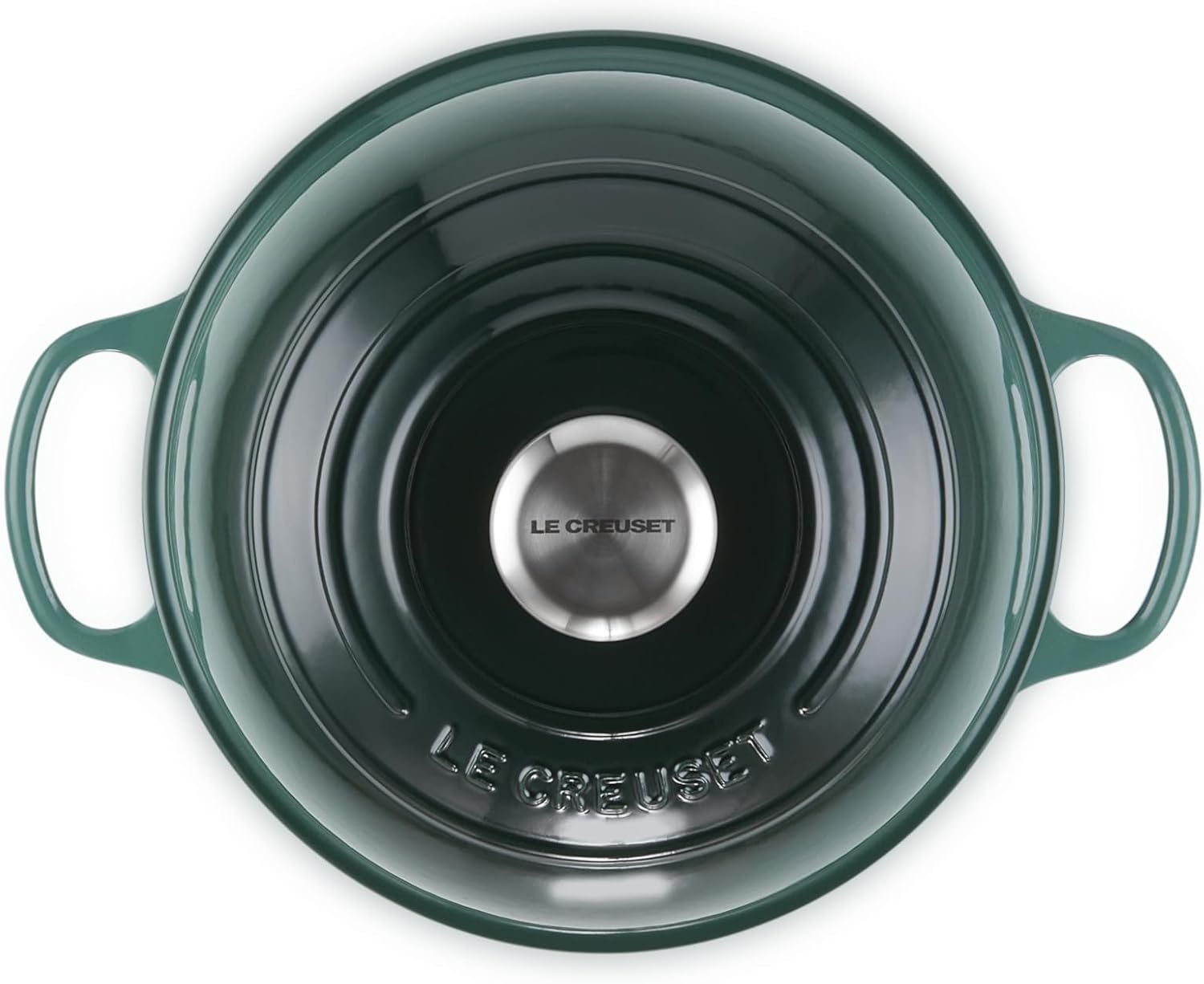 image:imageLe Creuset Enameled Cast Iron Signature Round Bread Oven 95 inch WhiteArtichaut