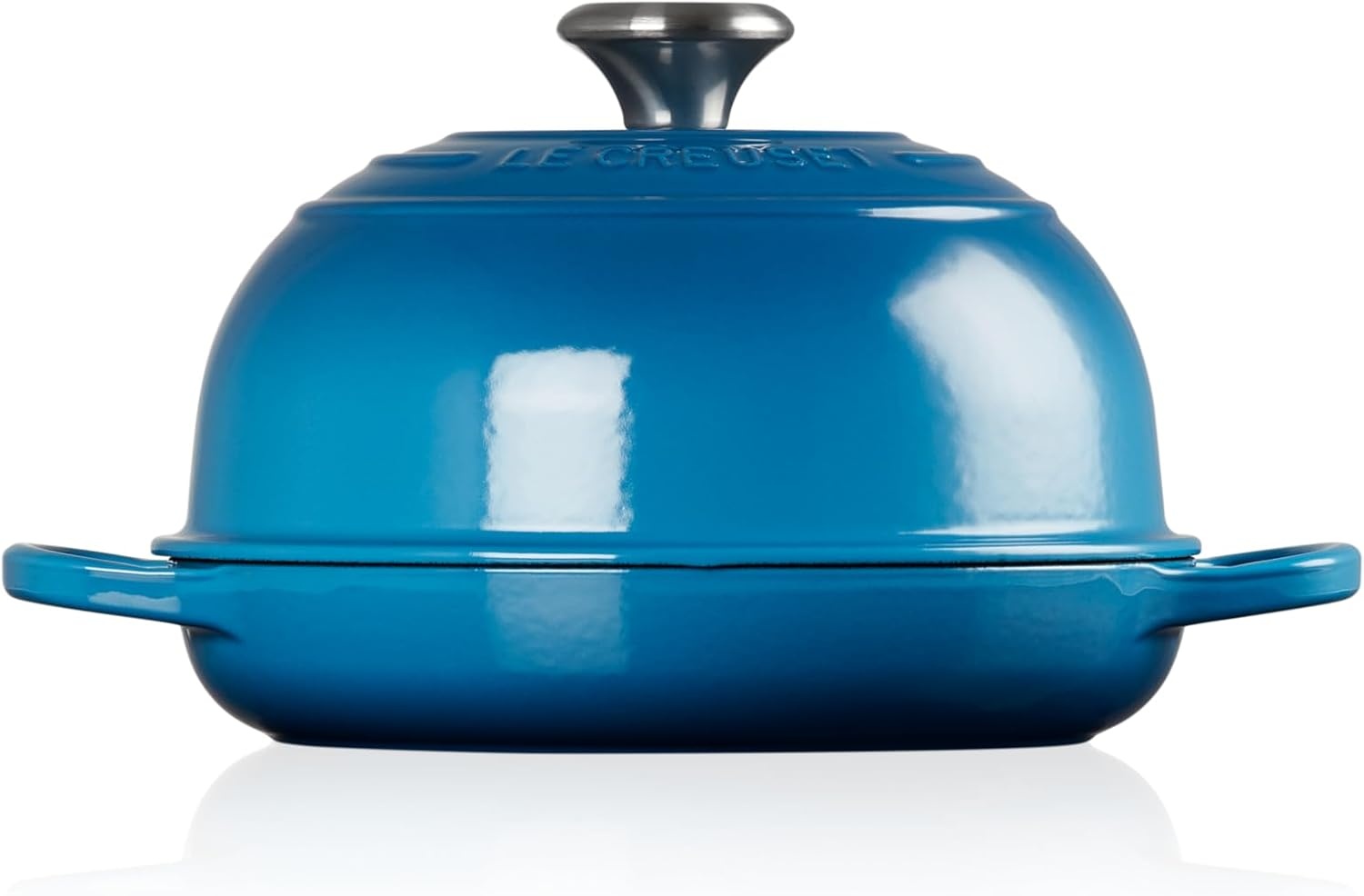 image:imageLe Creuset Enameled Cast Iron Signature Round Bread Oven 95 inch WhiteMarseille