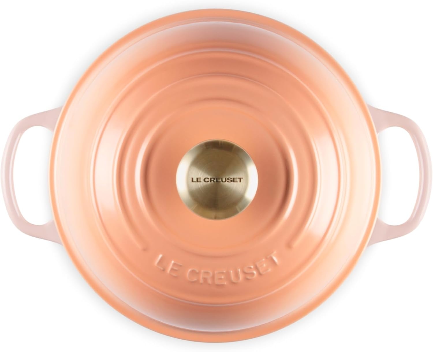 image:imageLe Creuset Enameled Cast Iron Signature Round Bread Oven 95 inch WhitePeche