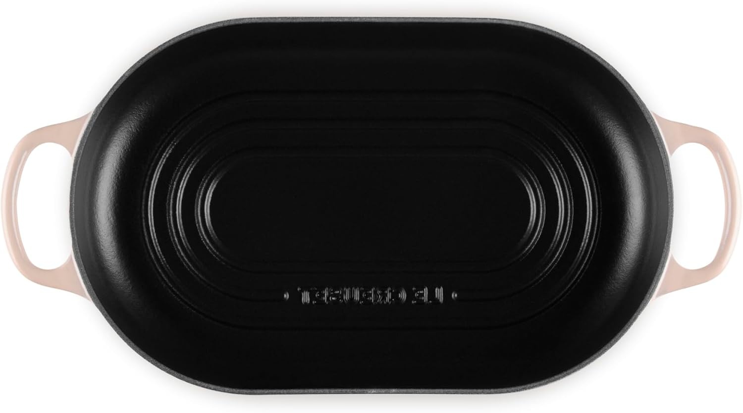 image:imageLe Creuset Enameled Cast Iron Signature Round Bread Oven 95 inch WhitePeche