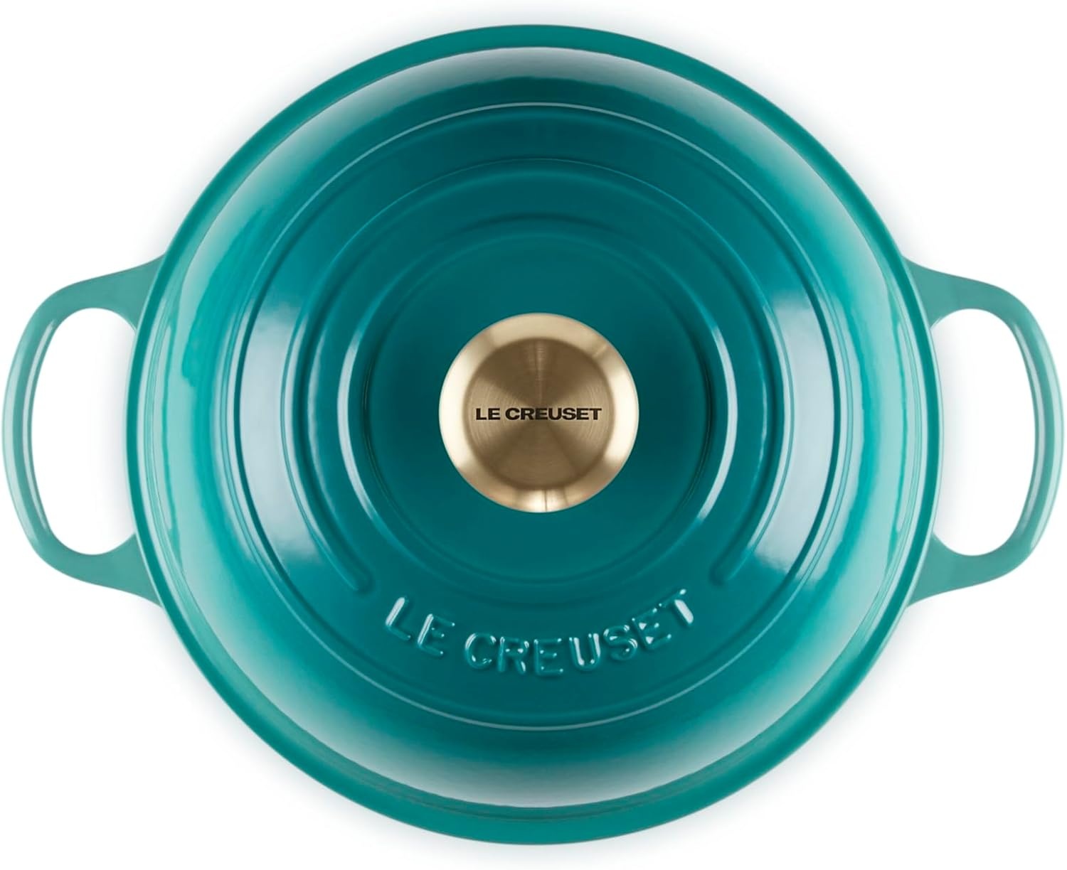 image:imageLe Creuset Enameled Cast Iron Signature Round Bread Oven 95 inch WhiteRiviera
