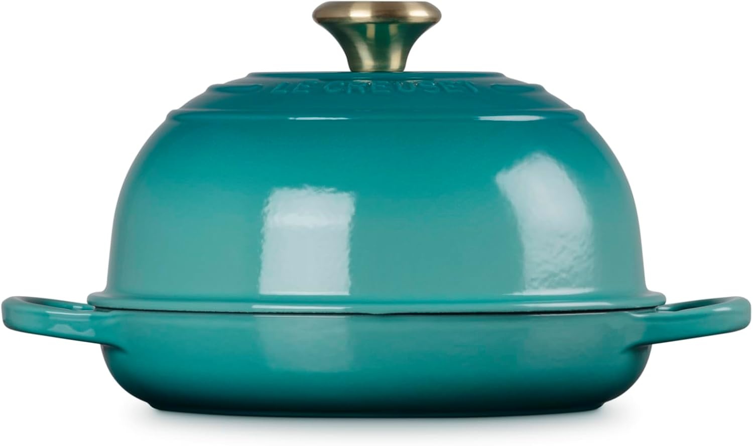 image:imageLe Creuset Enameled Cast Iron Signature Round Bread Oven 95 inch WhiteRiviera