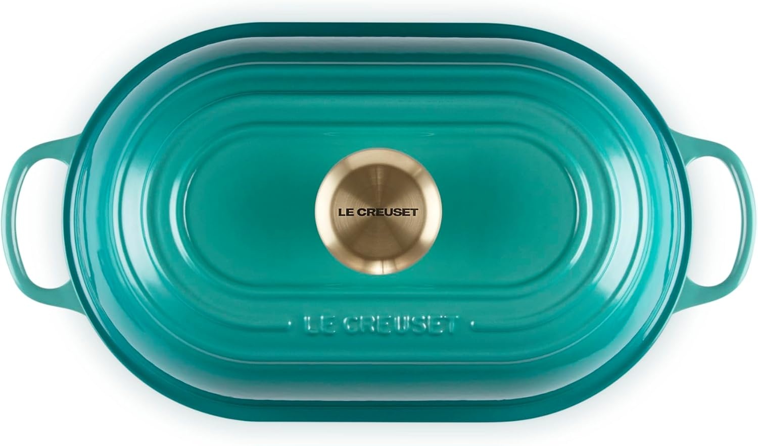image:imageLe Creuset Enameled Cast Iron Signature Round Bread Oven 95 inch WhiteRiviera