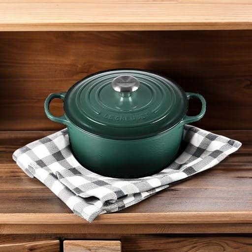 image:imageLe Creuset Enameled Cast Iron Signature Round Dutch Oven 725 qt CeriseArtichaut