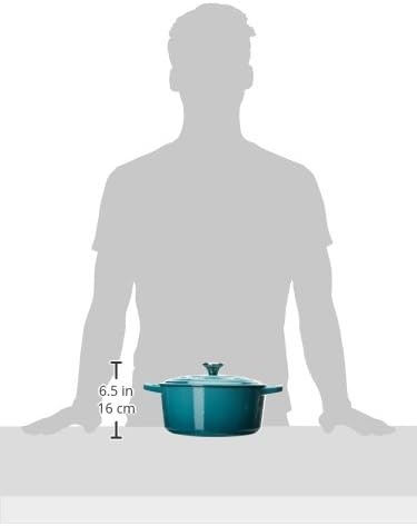 image:imageLe Creuset Enameled Cast Iron Signature Round Dutch Oven 725 qt CeriseCaribbean