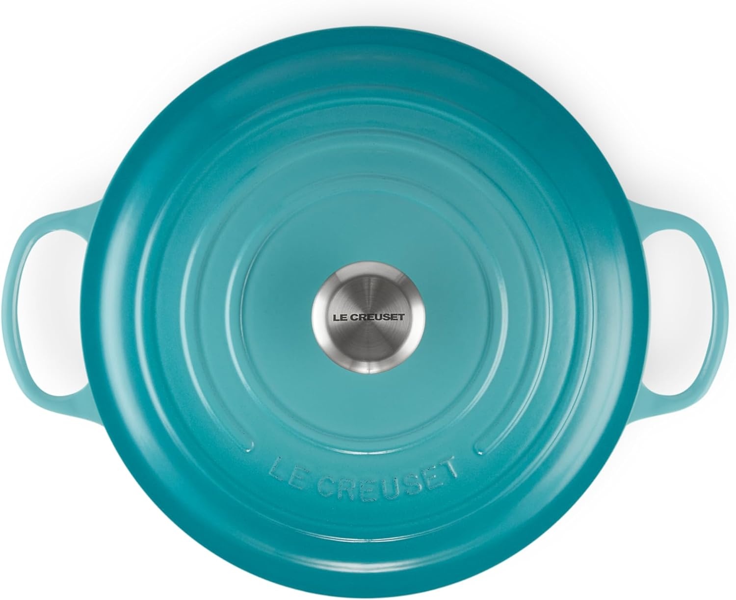 image:imageLe Creuset Enameled Cast Iron Signature Round Dutch Oven 725 qt CeriseCaribbean