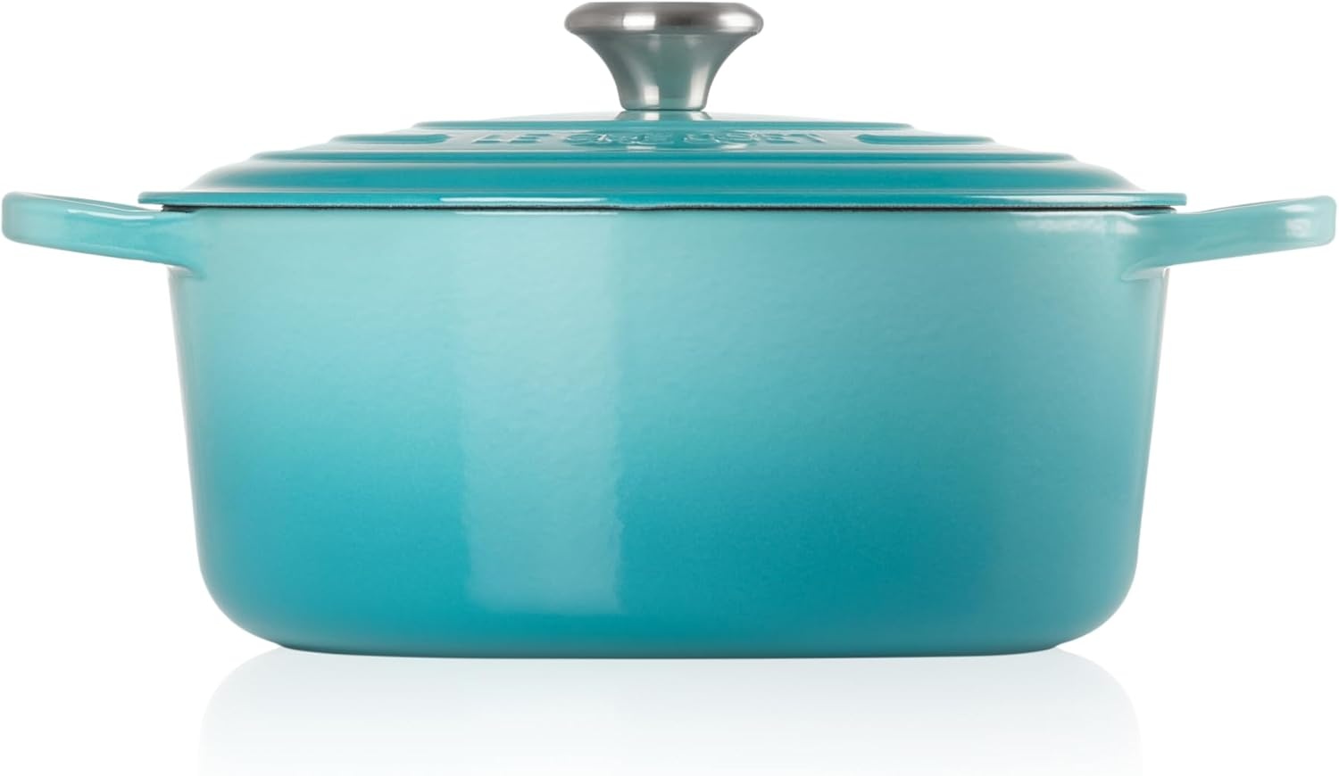 image:imageLe Creuset Enameled Cast Iron Signature Round Dutch Oven 725 qt CeriseCaribbean