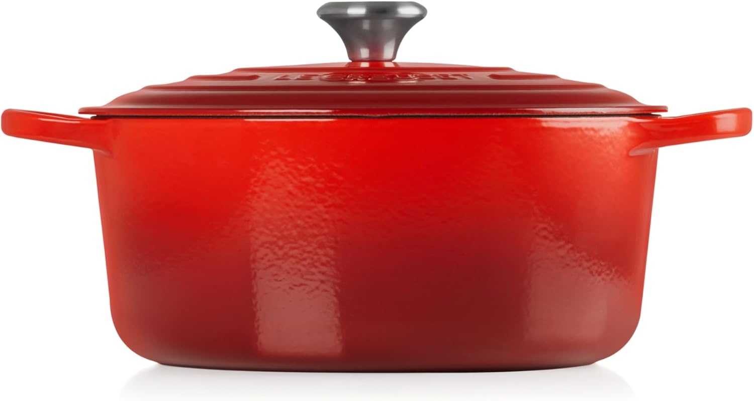 image:imageLe Creuset Enameled Cast Iron Signature Round Dutch Oven 725 qt CeriseCerise