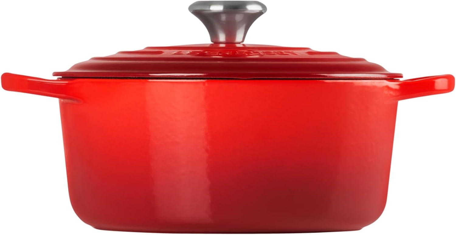 image:imageLe Creuset Enameled Cast Iron Signature Round Dutch Oven 725 qt CeriseCerise