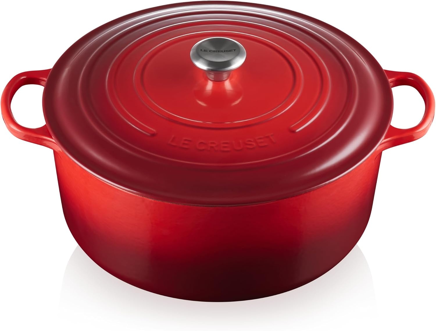 image:imageLe Creuset Enameled Cast Iron Signature Round Dutch Oven 725 qt CeriseCerise