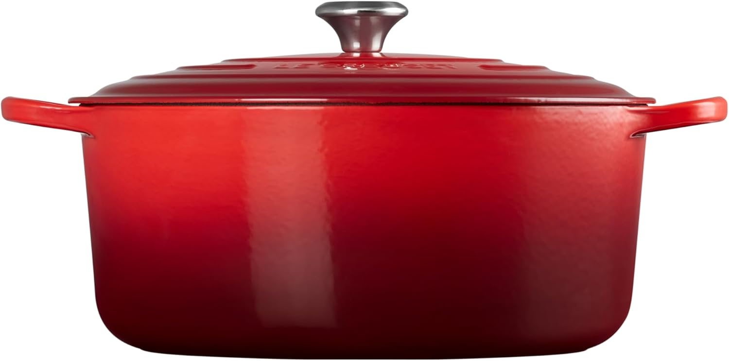 image:imageLe Creuset Enameled Cast Iron Signature Round Dutch Oven 725 qt CeriseCerise