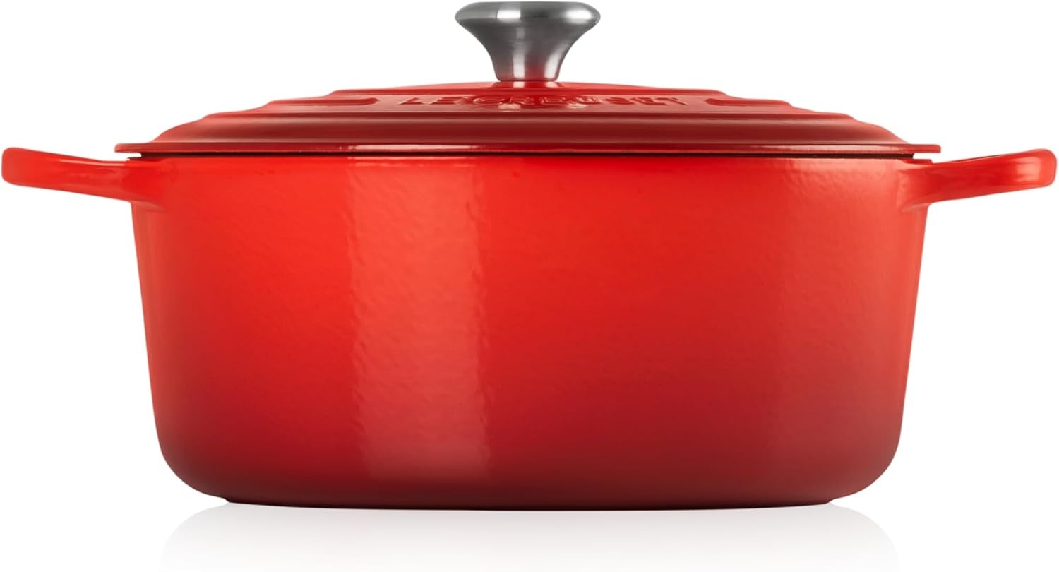 image:imageLe Creuset Enameled Cast Iron Signature Round Dutch Oven 725 qt CeriseCerise
