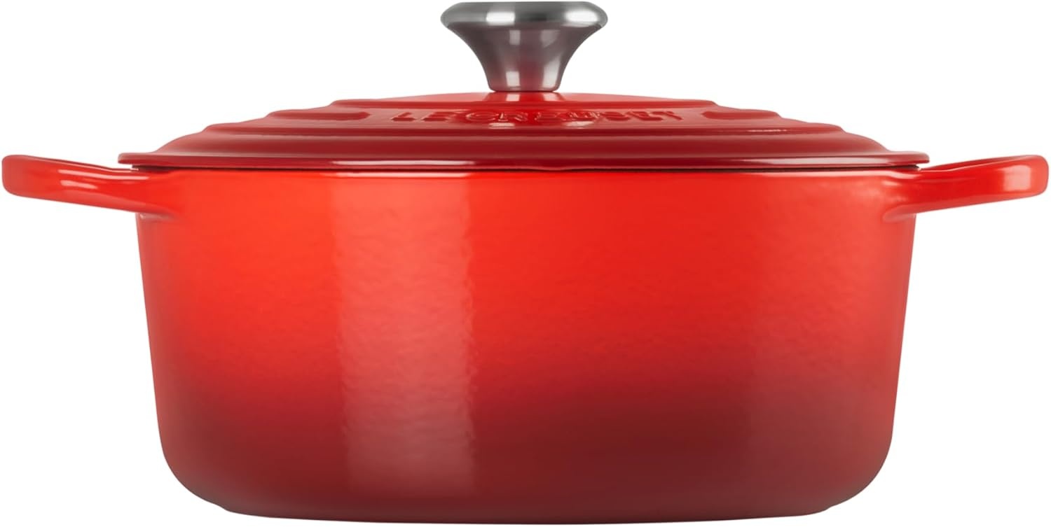 image:imageLe Creuset Enameled Cast Iron Signature Round Dutch Oven 725 qt CeriseCerise