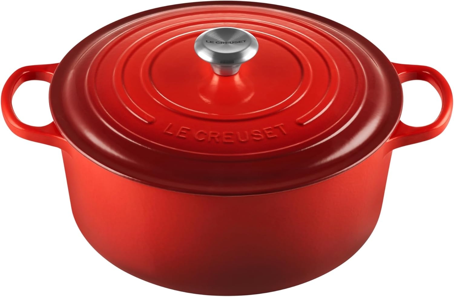 image:imageLe Creuset Enameled Cast Iron Signature Round Dutch Oven 725 qt CeriseCerise